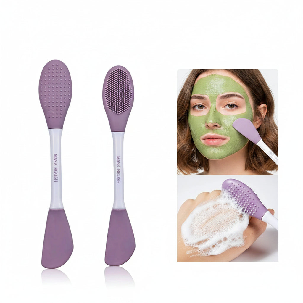 2-in-1 Silicone Facial Cleansing & Mask Brush