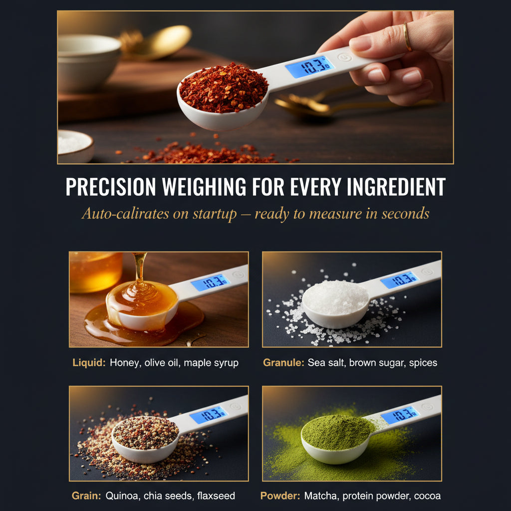 LCD Kitchen Scale Spoon