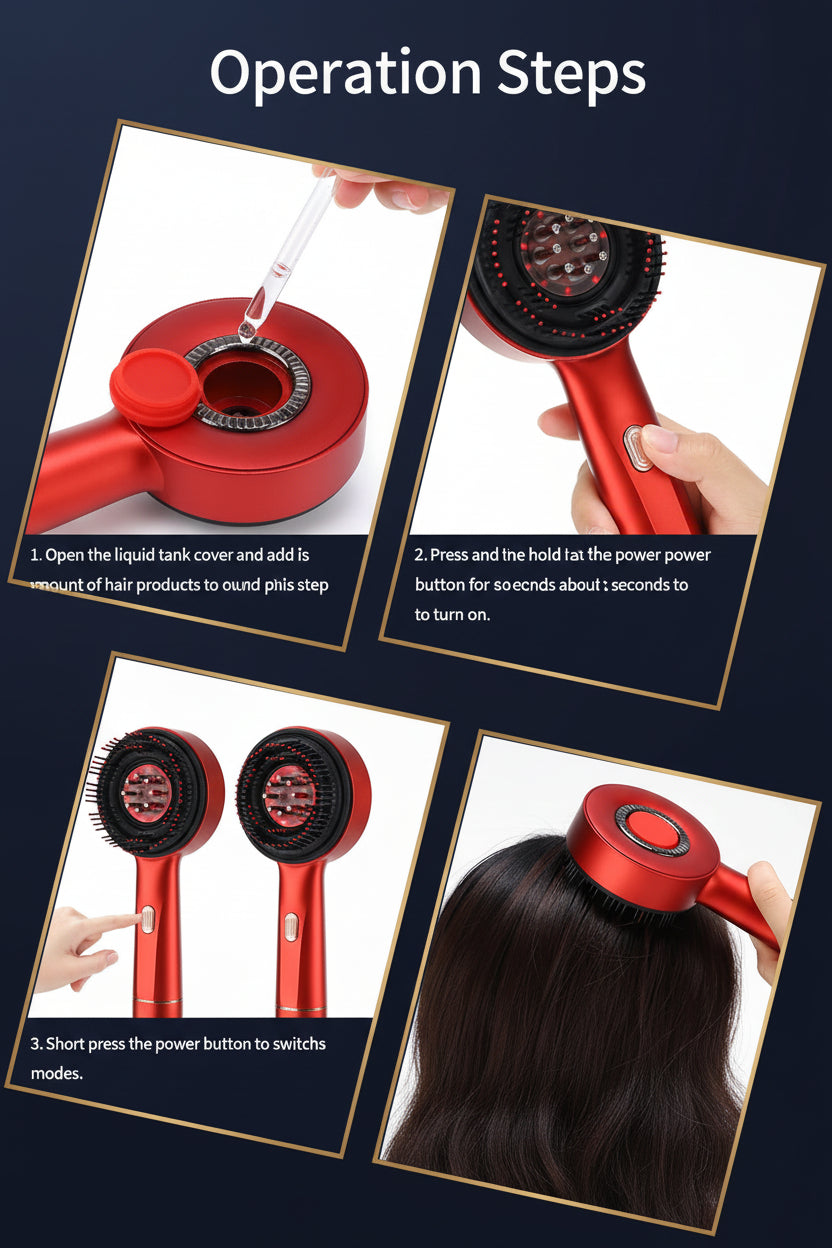 3 Modes Red Light Hair Therapy Comb