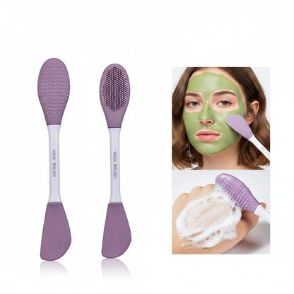 2-in-1 Silicone Facial Cleansing &amp; Mask Brush