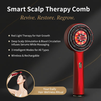 3 Modes Red Light Hair Therapy Comb