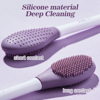 2-in-1 Silicone Facial Cleansing &amp; Mask Brush