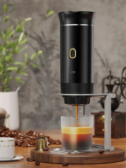3-in-1 Wireless Coffee Machine for Travel, Car &amp; Camping