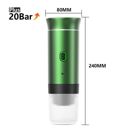 3-in-1 Wireless Coffee Machine for Travel, Car &amp; Camping