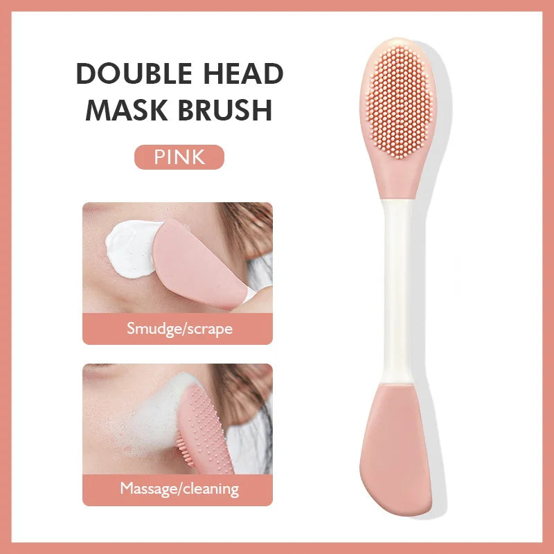 2-in-1 Silicone Facial Cleansing &amp; Mask Brush