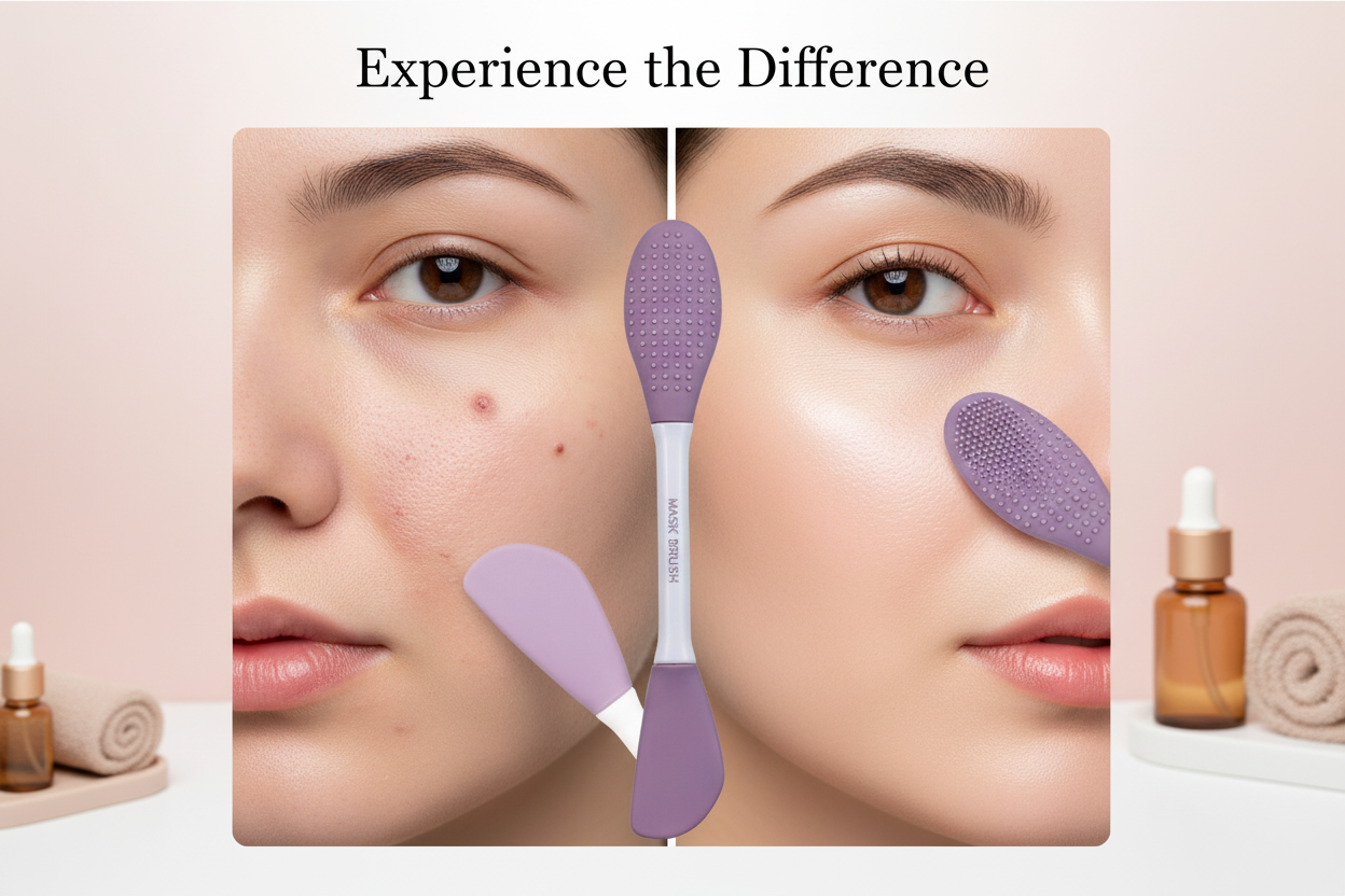 Experience the Difference – Silicone Facial Brush